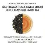 Lychee Black Tea - Premium Fruit Tea Blend | Hot & Cold Brew